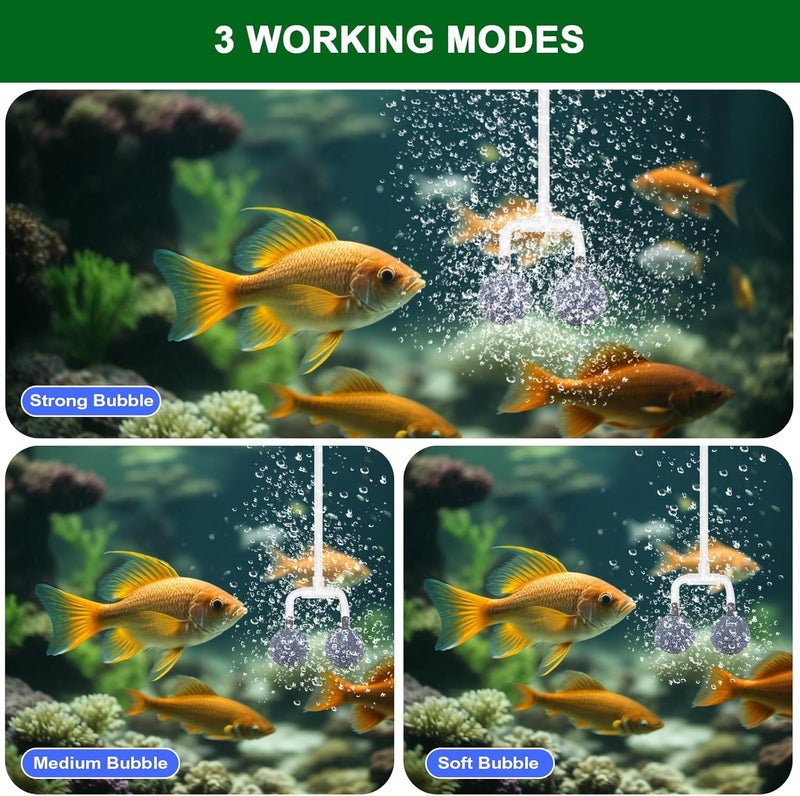 Srygery Upgraded Digital Display Solar Pond Aerator, 3 Working Modes(Low/Med/High) Solar Aerator for Outdoor Ponds with Timing Function, Solar Air Pump with Bubble Regulator for Small Ponds, Fish Tanks - Image 3